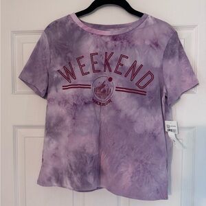 Wallflower Lavender Tie-Dye Tee